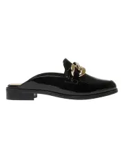 [Sandler] Pivot Flat Leather Shoes in Black Patent