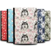 PASSPORT ITINERARY ORGANIZER|ALASKAN MALAMUTE PUPPY DOG CANINE PATTERN #A2