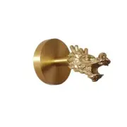 Brass Towel Hook for Bathroom,Robe Hook Brushed Gold,Dragon Decorative Wall