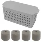 For NARWAL Robot Accessory Silver Ion Filter with 4 Replacement Sponges