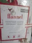 Pottery Barn KIDS HERITAGE SANTA FLANNEL ORGANIC PILLOW SHAM STANDARD SIZE NIP