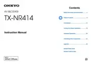 Onkyo TX-NR414 Tuner Owners Manual