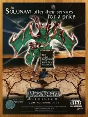 2002 Mage Knight Miniatures Game Sinister Vintage Print Ad/Poster Figures Art