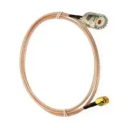 Robust SMA to UHF RF Coax Cable and Adapter For for Baofeng CB Intercom