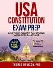 USA Constitution Exam Prep by Thomas Davison Paperback Book