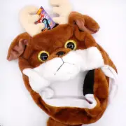 Big Eyes Action Critter Cap Deer Hat w/Moving Ears