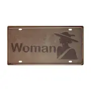 Tin Sign Woman Metal Tin Sign Vintage Retro Man Cave 150x300mm Metal