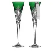 Waterford Crystal Times Square Flute Emerald 2021 Set of 2