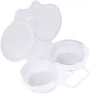 Poached Egg Maker Microwave - Microwave Boiler Cooker for Eggs | Drain Poached Egg Cups | Heat Resistant Egg Maker | Food Grade Cooking Ware Microwavable for Ovens Breakfast Cooking Kitchen Steamed