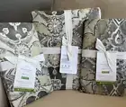 Pottery Barn Jacquelyn Medallion Sateen KING / C Duvet & 2 KING Shams 350TC (