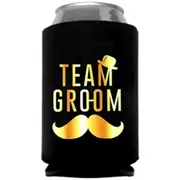 Wedding Stubby Holder Cooler Team Groom Gifts Bridal Party Favours Bucks Stag