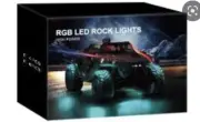 KEYMAO RGB LED Rock Lights Kit High Power 8 Pod Under glow Truck, Jeep, ATV, ETC