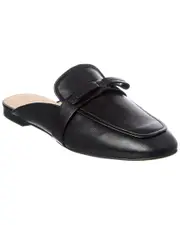 Stuart Weitzman Emma Bow Leather Mule