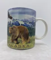 Alaska Grizzly Bear Moose Collector Mug Arctic Circle 11oz New