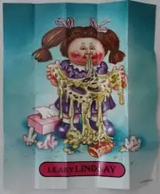 GARBAGE PAIL KIDS LEAKY LINDSAY 2011 FLASHBACK POSTER GPK