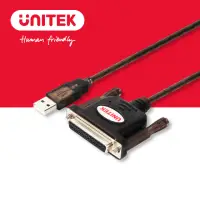 在飛比找momo購物網優惠-【UNITEK】UNITEK USB轉DB25並口印表機傳輸