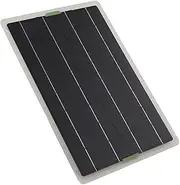 Solar Trickle Charger, 20W 12V Solar Panel Car Battery Charger, Portable Solar Battery Charger and Maintainer Power Backup Kit with Battery Clip Adapter for Car, RV, Boat, Automotive, Motorcycle