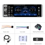 Touch Screen Car MP5 Player Radio Single DIN Bluetooth FM USB AUX For Carplay (for: Porsche)
