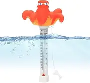 Floating Pool Temperature Meter | Easy Read Water Temperature Gauge | Cartoon Sea Animals Spas Thermoscope for Ponds, Swimming Pools