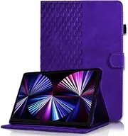 Oduio iPad Pro 11 Inch Case 2022 2021 2020 2018, iPad Air 5th /Air 4th Generation Tablet Case with Magnetic Clasp Premium PU Leather Flip Folio Tablet Cover, Purple
