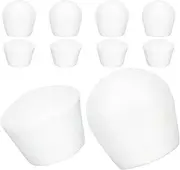 HOODANCOS Smooth Surface Foam Cake Mold 10pcs Cupcake Models for DIY Baking Wedding Decorations
