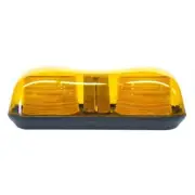 Amber Mini Light Bar LED Warning Lamp - 12 VDC