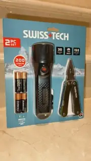 Swiss Tech 200 Lumens LED Torch And 17 In 1 Multi tool - BRAND NEW