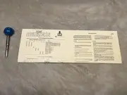 ATARI Millipede Cocktail Lid Sheet New Atari Arcade Part ST-217 1st Printing