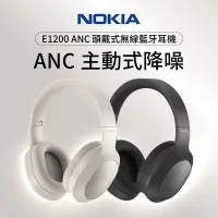 在飛比找Yahoo奇摩購物中心優惠-【NOKIA 】ANC主動降噪無線藍牙耳機 耳罩式 摺疊頭戴