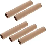 5pcs Cardboard Mailing Tubes Lightweight Cylindrical Boxes for Posters Art Prints Maps Reliable Shipping Containers