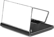 CANIGHT Creative Phone Screen Magnifier with Stand Durable Desktop Mobile Phone Screen Amplifier for Watching Videos Black