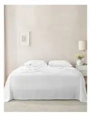 [Natural Home] European Flax Linen Sheet Set in White