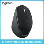 LOGITECH Wireless Mouse M720 Multi-Device Silent Bluetooth Optical Mice Laptop.