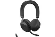 Jabra Evolve2 75 Bluetooth On-Ear Active Noise Cancelling Headset - Teams