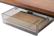 Under Desk Drawers for Organization, Pull Slide Out Drawer underneath Table with
