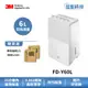 3M FD-Y60L【6L 雙效清淨除溼機】加贈濾網2入/6公升除濕機/7坪適用/一級效能/可退貨物稅/租屋首選