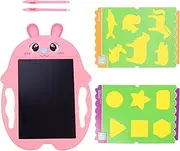 WESIEVYA 9 Inch LCD Drawing Pad Writing Tablet with Pen and Template Kids Learning Toys
