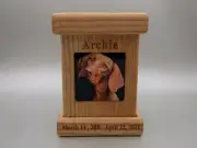 Pet memorial urn wooden cremation urns ashes for dog keepsake urn memorial box