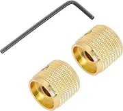 ERINGOGO Iron Guitar Sound Knob Potentiometer Cap Replacement Knobs for Bass Guitar Easy to Install