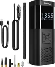 Tire Inflator Portable Air Compressor,150PSI Cordless Air Pump for Car Tires,12V