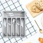 Drawer Divider for Cutlery Dish Organizer Drawers Expandable Kitchen Utensils