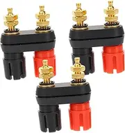 TEHAUX Loudspeaker Terminal Connector 3pcs Replacement Speaker Terminal Plate Crimping Tool