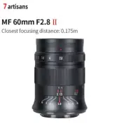 7artisans 60mm F2.8 II Macro APS-C Manual Focus Lens for Nikon Z-Mount Cameras