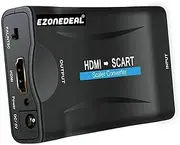 HDMI to SCART Converter HDMI Input SCART Output Adapter Composite Video HD Stereo Audio Adapter for TV DVD Sky HDTV HD Blu Ray PS3 VHS - Hdmi Converter
