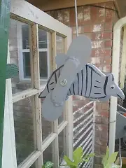 G&J's Classic Creations Armadillo Whirligig,Yard Art,Garden Decor,Handcrafted