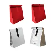 20pcs Creative Kraft Paper Bags Fashion Simple Baking Snack Packaging Bags