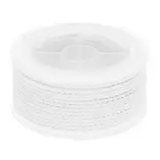 Nylon Thread Twine Beading Cord, 52ft Bracelets String Cord Rope, White