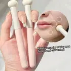 2pc Sponge Concealer Brush Mushroom Head Puff Small Round Head Foundation Brush