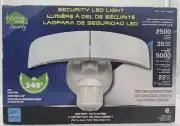 Home Zone Wide Adjustable Motion Sensor Activated LED Outdoor Security Light