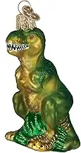 Old World Christmas Dinosaurs Glass Blown Ornaments for Christmas Tree,T-Rex